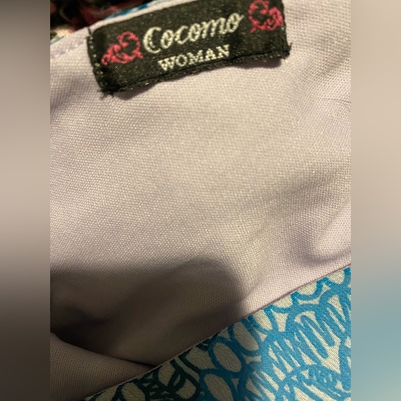 Euc Cocomo Woman ombré maxi dress SZ 1x - Picture 4 of 4